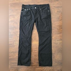 True Religion Black Straight Men Jeans